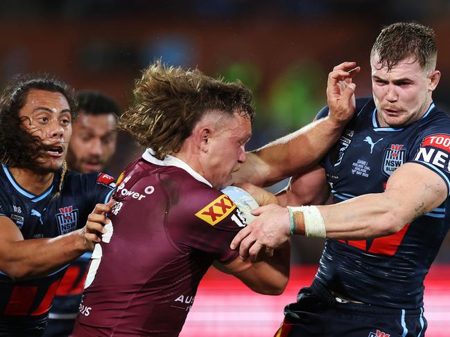 Reuben Cotter of the Maroons. Picture: Getty Images)