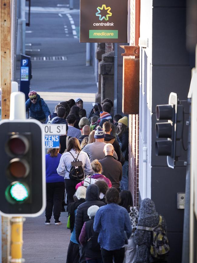 Labor is demanding the Government to set up a single phone number so people can get answers from Centrelink. Picture: CHRIS KIDD