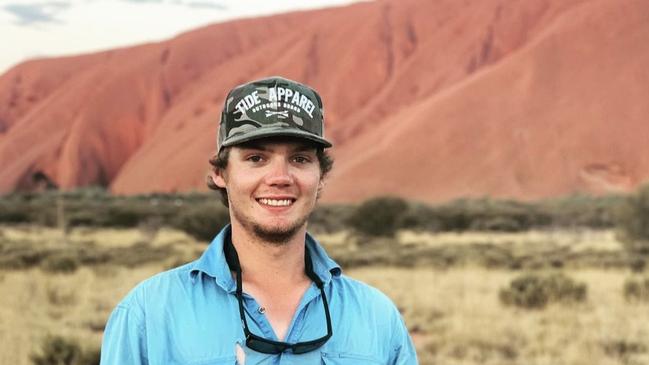 Jack Holt at Uluru