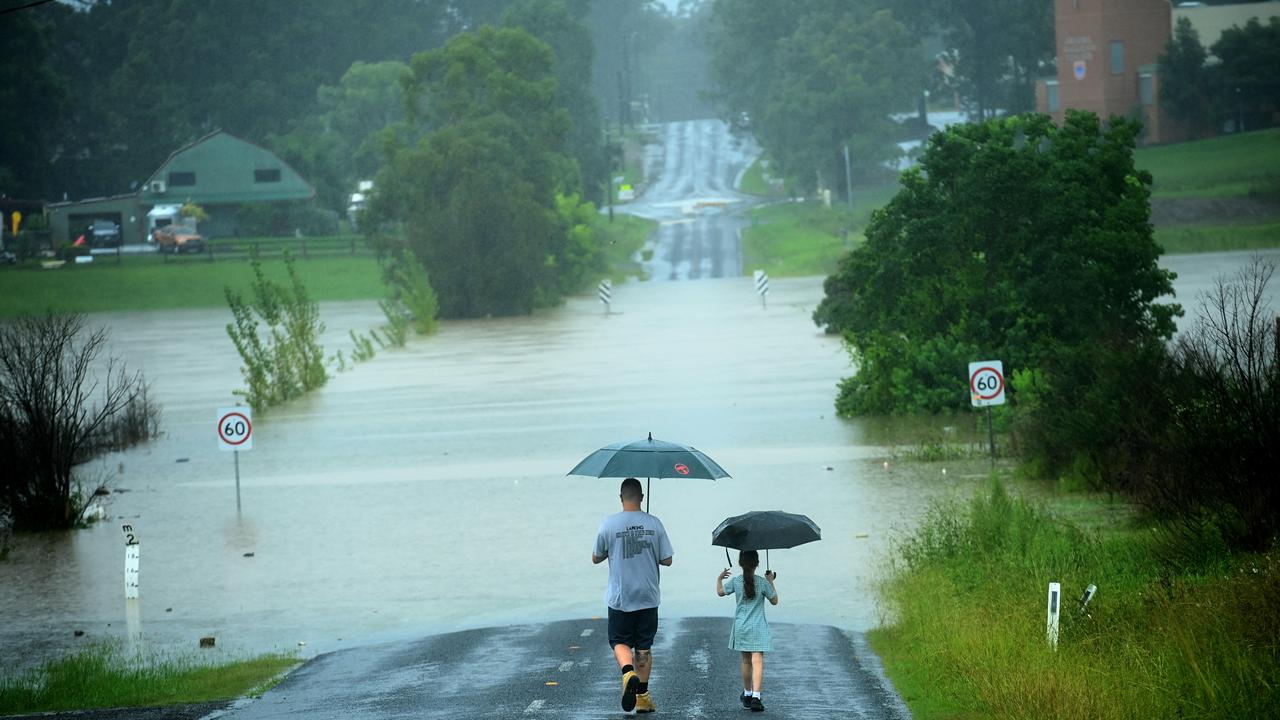 The worst flooding in five decades even inundated the Lismore McDonald’s, a service station and an entire shopping centre, while up to 1000 desperate residents spent an anxious night stranded on rooftops. Picture: NCA NewsWire / Jeremy Piper