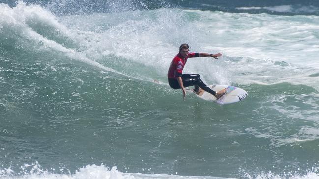 Nick Callister at the Port Stephens Toyota Pro. Picture: WSL/TOM BENNETT