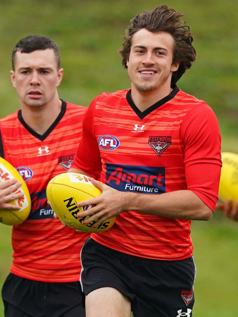 Andrew McGrath produced an eye-catching Marsh Series as he transitions into the Essendon midfield.