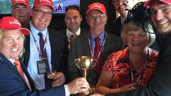 Prince Of Penzance’s connections show off the spoils of victory.