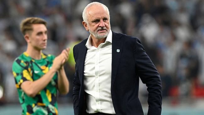 Australia's coach Graham Arnold.