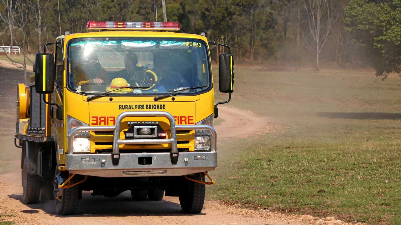 FIRE: Crews are on-scene at a house fire, with one patient transported to hospital. Picture: Tessa Mapstone