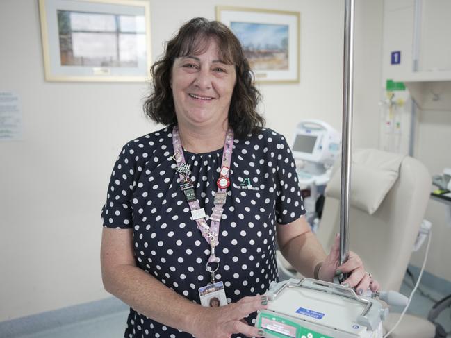 Celebrating the pending launch of St Andrew's Toowoomba Hospital's redevelopment cancer care department is chemotherapy nurse unit manager Julie McEwen.