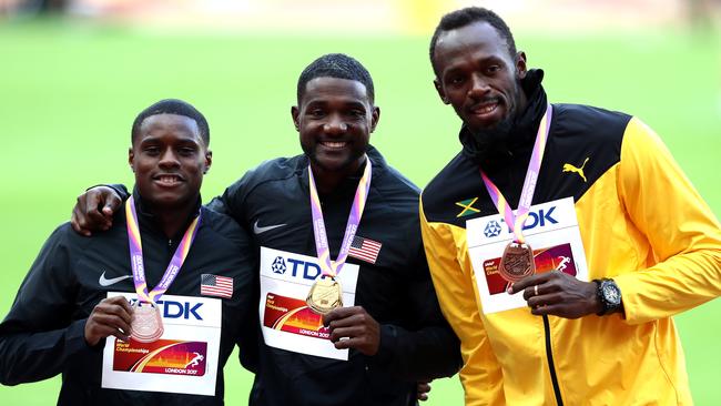 Justin Gatlin booed on podium as he accepts 100m gold | The Australian