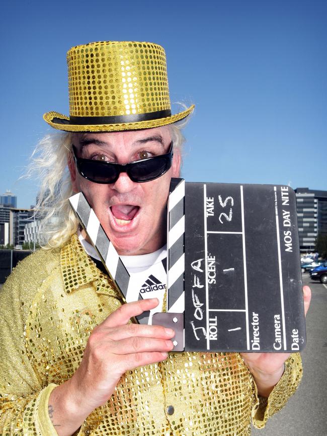 The flamboyant figure wrote a book and made a film about his life.