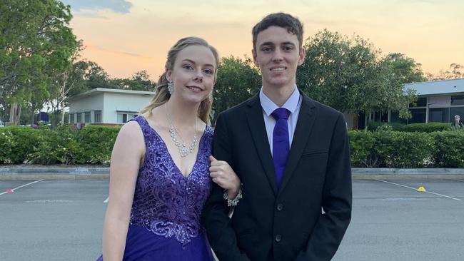 Students arrive at the Maryborough State High School formal.