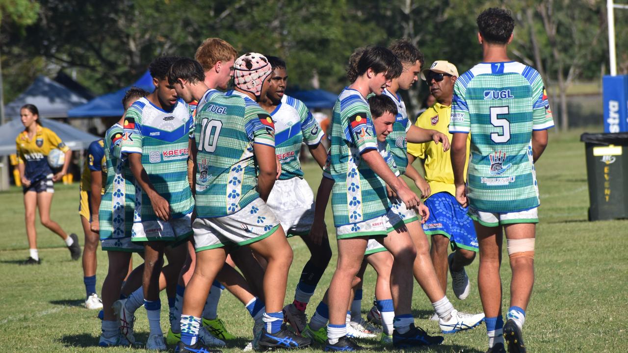 Under-17 grand final, Gladstone Ringers versus Woorabinda Warriors, at Warba Wangarunya Rugby League Carnival at Saleyards Park, Rockhampton, on January 24, 2025. Photo: Pam McKay