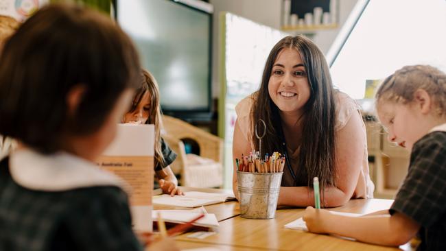 Beth Knaus said the program gave her a good tastes of school life. Picture: Supplied