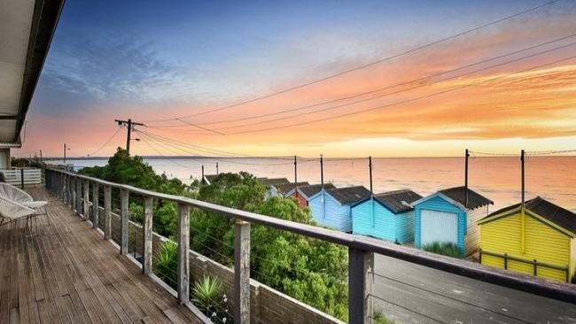 Aspendale residents can live right next to the sand.