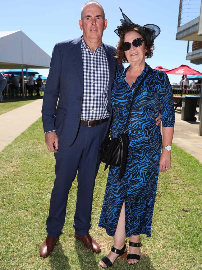 BAIRNSDALE, AUSTRALIA – MARCH 22 2024 Keith Murray and Tanya Murray attend the Bairnsdale Cup race day. Picture: Brendan Beckett