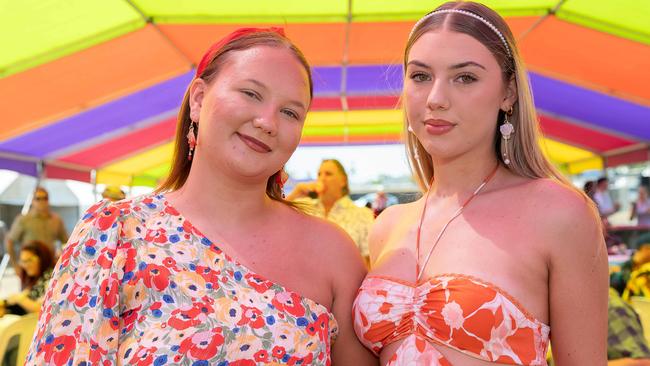 Lily Tiffen and Alice Bosch at the 2023 Darwin Cup. Picture: Pema Tamang Pakhrin