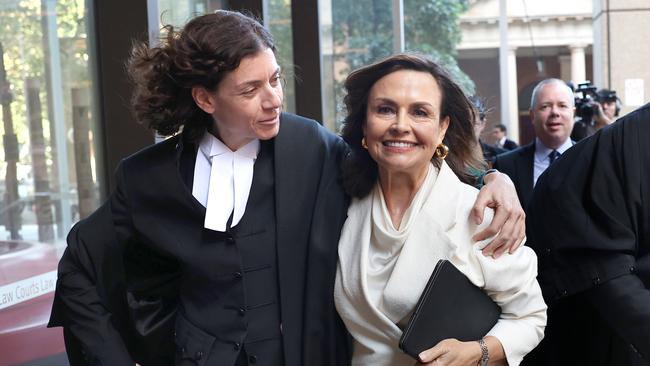 Lawyer Sue Chrysanthou and journalist Lisa Wilkinson. Picture: Don Arnold/Getty Images