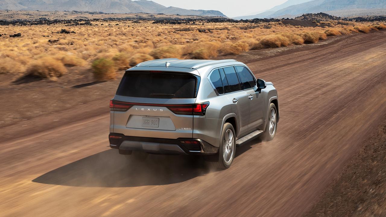 The LX is just as capable off-road as the LandCruiser.