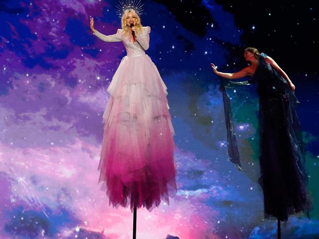 Kate Miller-Heidke has won new fans for her incredible production at Eurovision. Picture: AFP