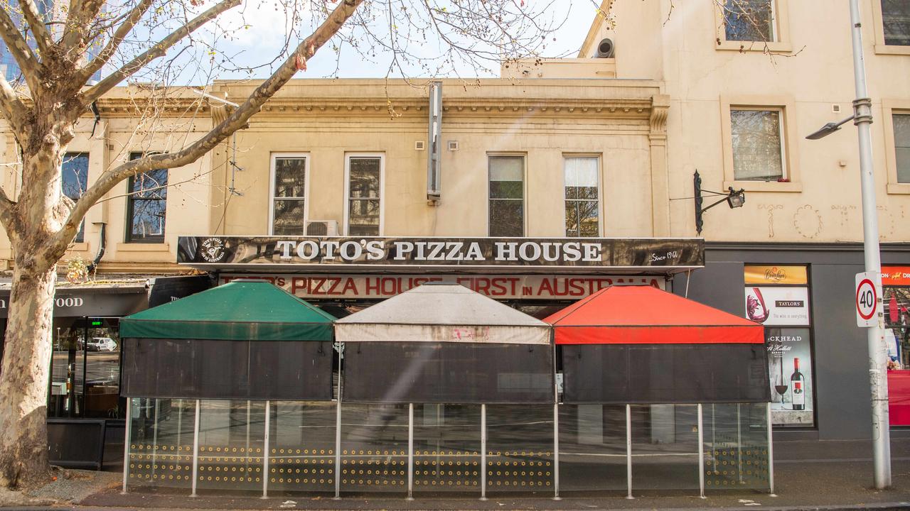 Toto's Pizza House previously operated from 99-101 Lygon St. Picture: Jason Edwards.
