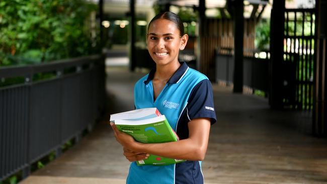 First year James Cook University nursing and midwifery student Nina Lui. Picture: Evan Morgan