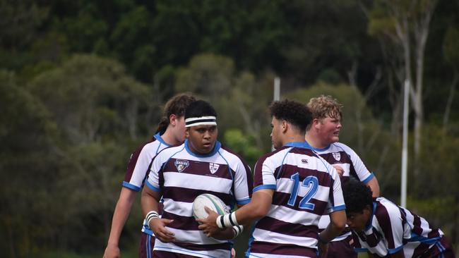 TAS First XV rugby between John Paul College and Canterbury College. Saturday April 29, 2023. Picture, Nick Tucker.