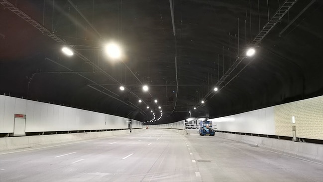 Ben Pike takes a first look inside the M4 east tunnel