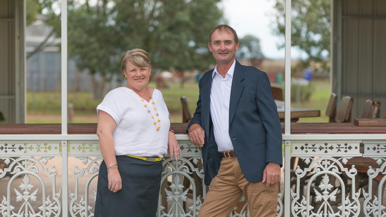 Geoff and Julie Byers. Picture: Ben Hunt