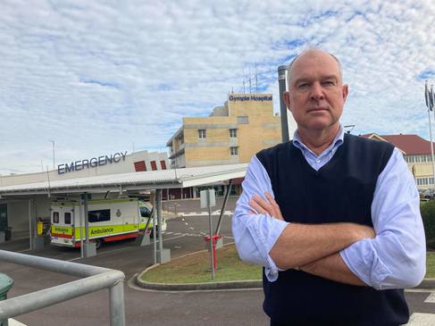 Tony Perrett at the Gympie Hospital