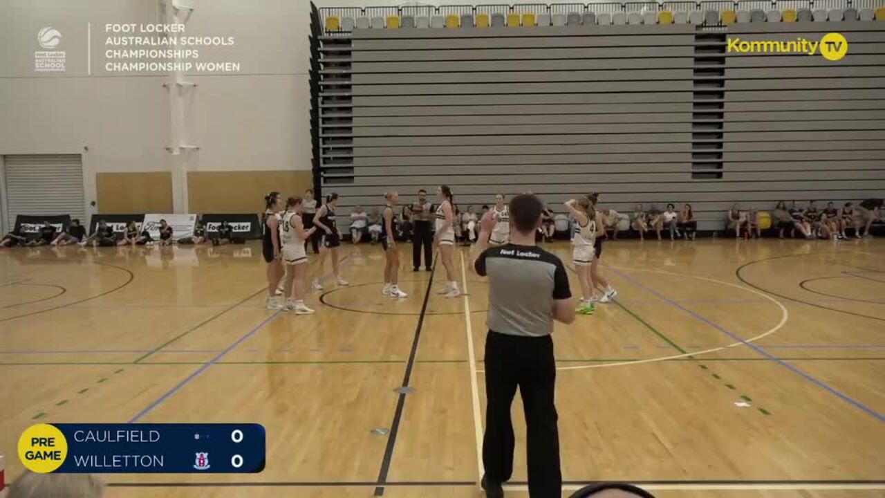 Replay: Caulfield Grammar v Willetton SHS (Women Champ)   - 2024 Basketball Australia Schools Championships Day 2