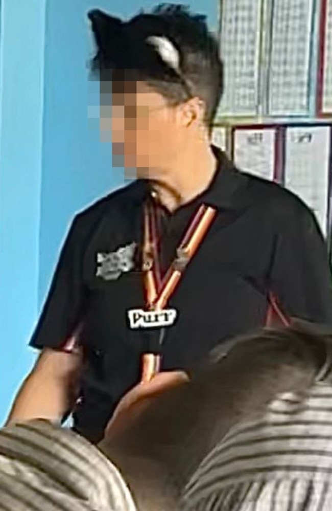 The teacher ‘sits in class and licks her hands’, one parent alleged. Picture: Supplied