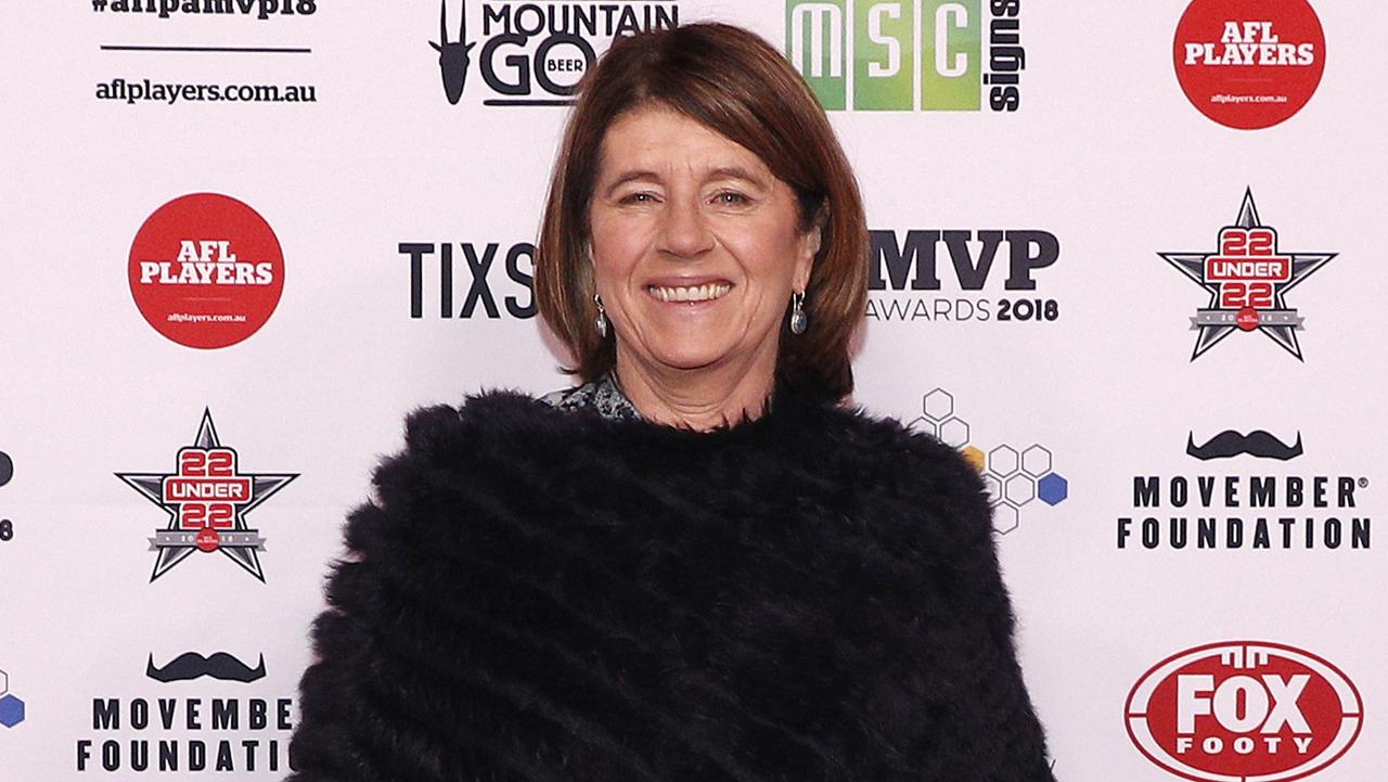 Veteran AFL journalist Caroline Wilson (AAP Image/Daniel Pockett)