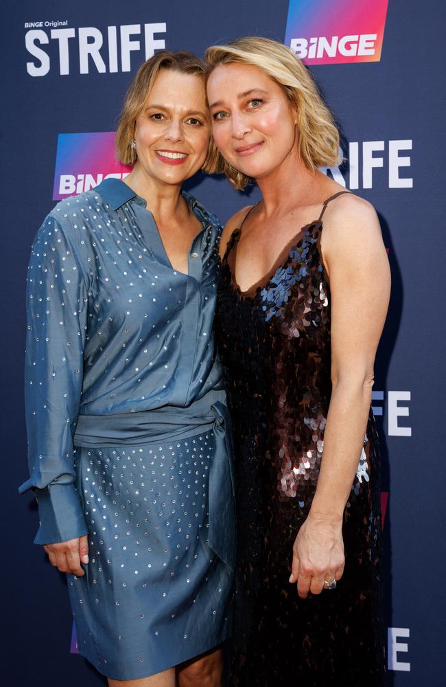 Mia Freedman and Asher Keddie at the 