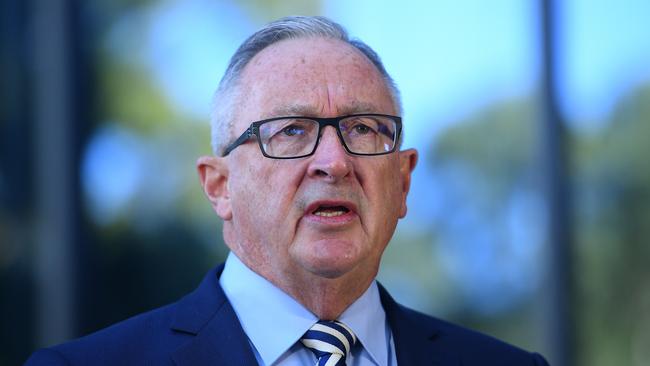 NSW Health figures revealed that people under 40 represented 1238 of the total 2936 cases in NSW and most are in the 20-29 years age bracket. Health Minister Brad Hazzard fears young people aren’t getting the message. Picture: Dan Himbrechts/AAP