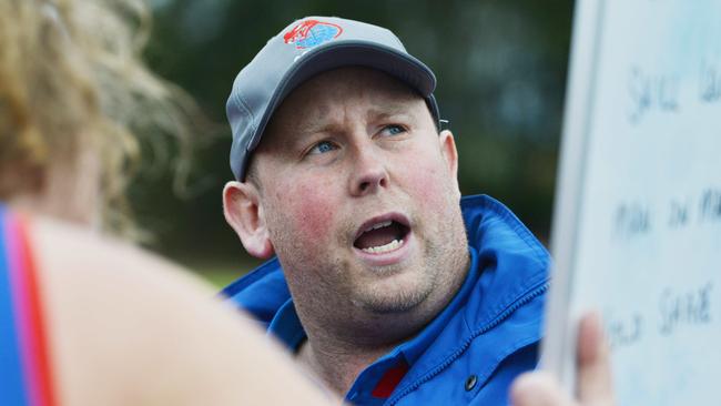 Ex-Cove coach Brett Baldey has been replaced by former South Adelaide captain Brad Crabb. Picture: AAP/Brenton Edwards