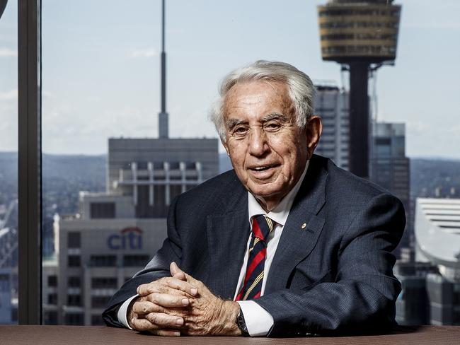 Supplied picture of Harry Triguboff Australian billionaire real estate property developer, is one of Australia's richest people. He is the founder and managing director of Meriton. Photographed at World Tower Serviced Apartments, Liverpool Street, Sydney, Australia. 20/4/2017Photo James Horan