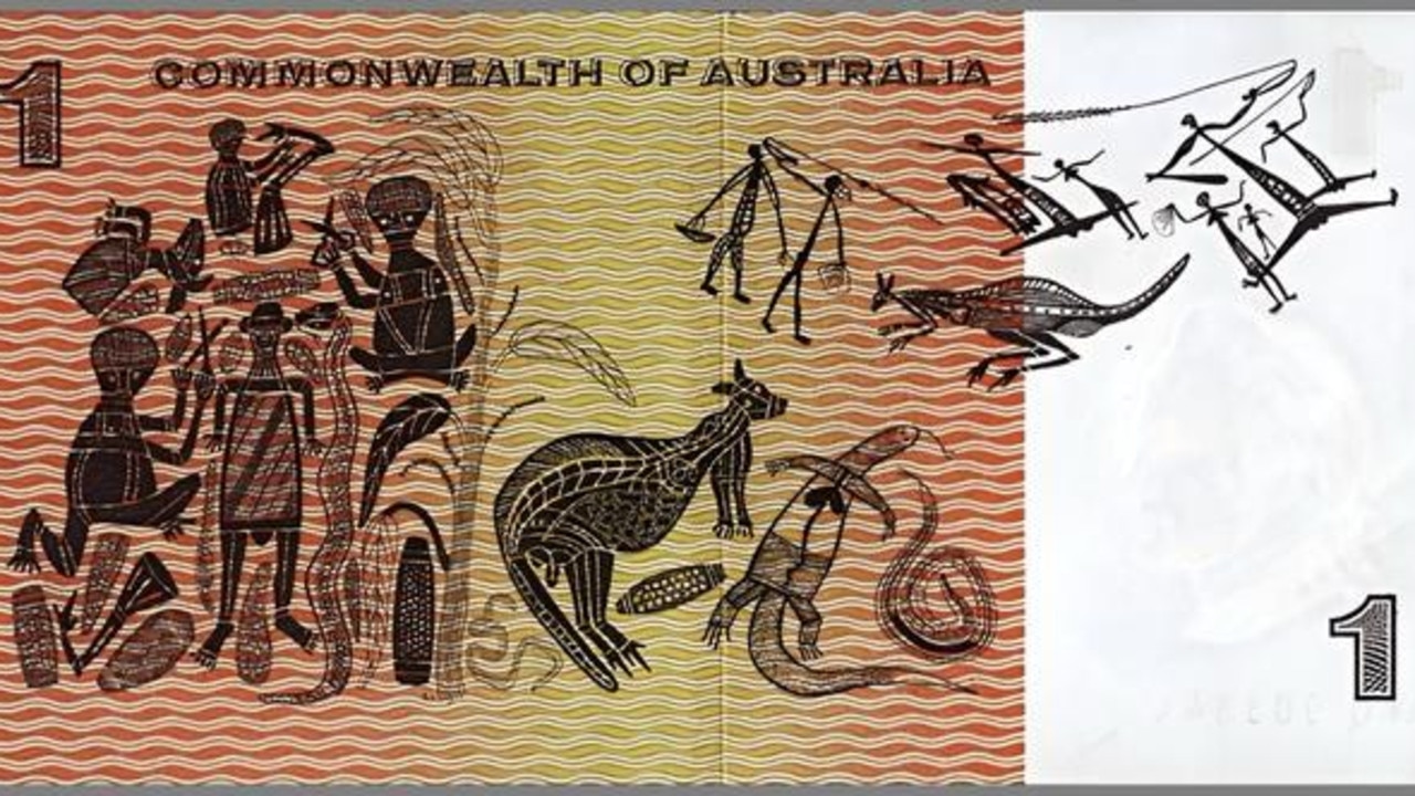 Aboriginal artwork adorned the $1 Australian note.