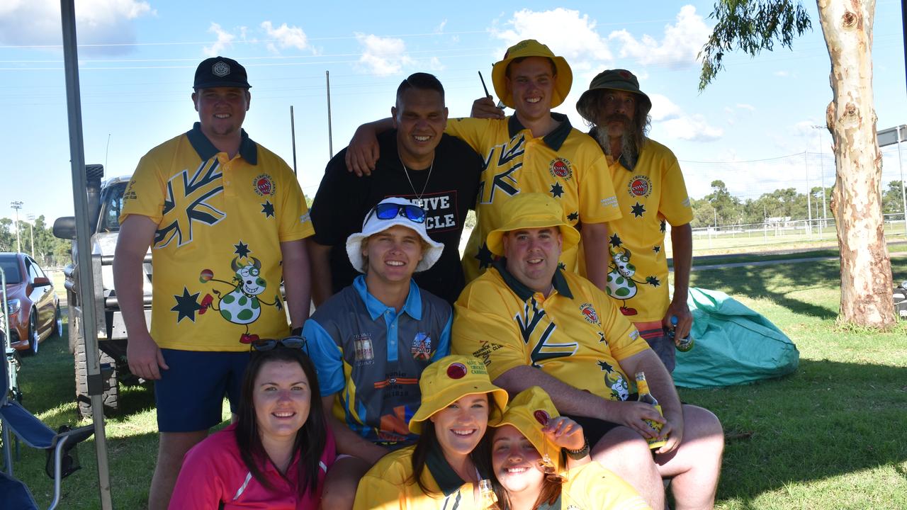 (front) Madison Burton, Makenzi Burton, Bella Millard, (middle), Joel Monckton and Nathan Costello, (back) Cameron Dag, Don Campbell, and Shannon Slater.