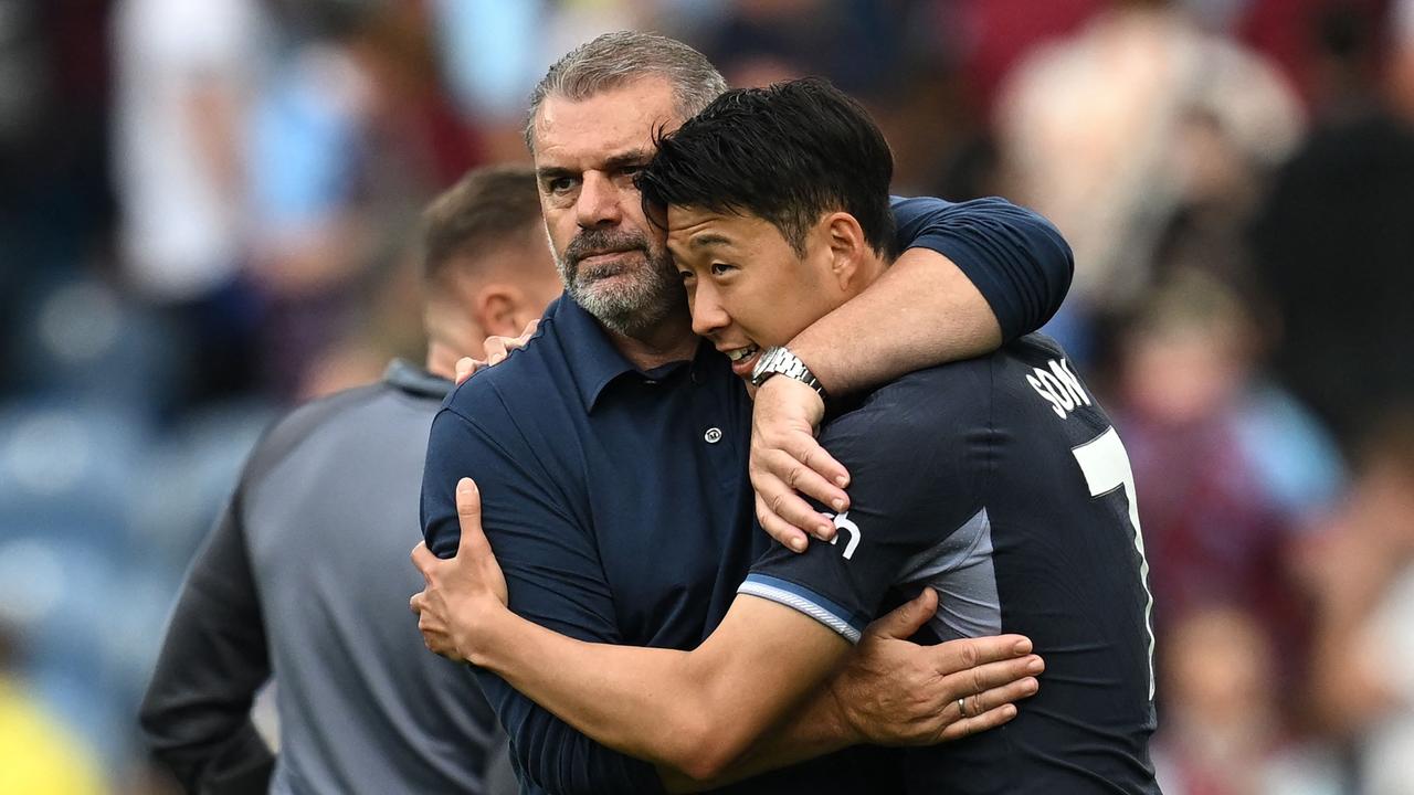 Ange and his man. Photo by Paul ELLIS / AFP.