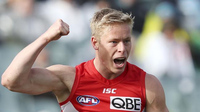 Isaac Heeney is determined to be part of the AFL’s bushfire fundraising clash.