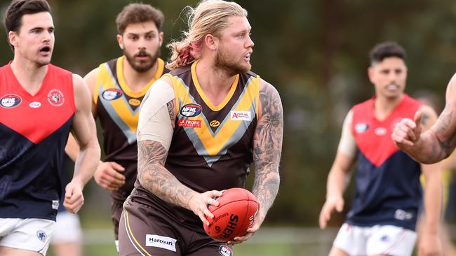 Daniel Bramich in action for Thomastown. Picture: Steve Tanner