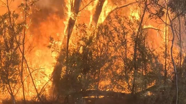 Residents have been urged to leave as multiple bushfires continue raging across western areas of regional Victoria.The bushfire in the Grampions, which first started burning at the Grampians National Park on Thursday, has now exceeded 29,000 hectares in size. More than 300 firefighters are battling to keep the blaze under control. , Residents in Bellfield, Bellfield Settlement, Flat Rock Crossing, Fyans Creek, Grampians Junction and Halls Gap have been told to leave immediately. Picture: Supplied