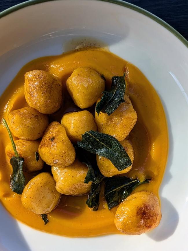 Wunderbar's pumpkin gnocchi Parisienne based on the French take of this beloved classic. Picture: Supplied by WunderBar & Restaurant