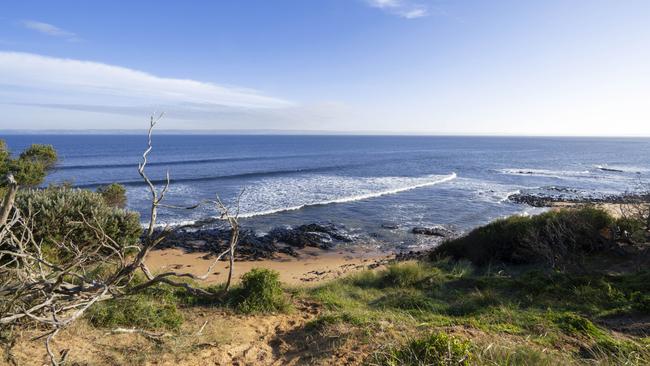 The property features its own surf break.