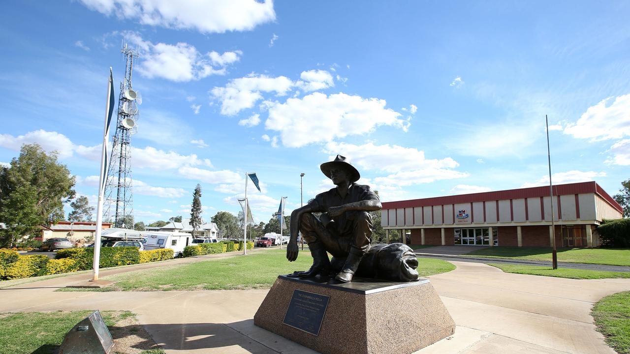 Cunnamulla Fella and Paroo Shire building. Pic: Josh Woning.