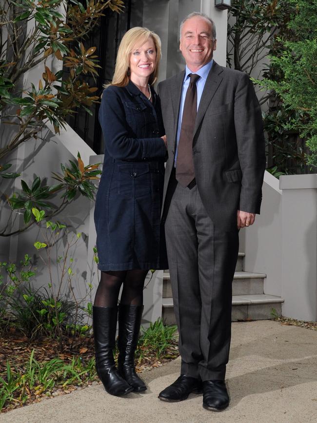 David Begg and Natalie Ward are prominent figures within the NSW arm of the Liberal Party. File picture: Simon Cocksedge