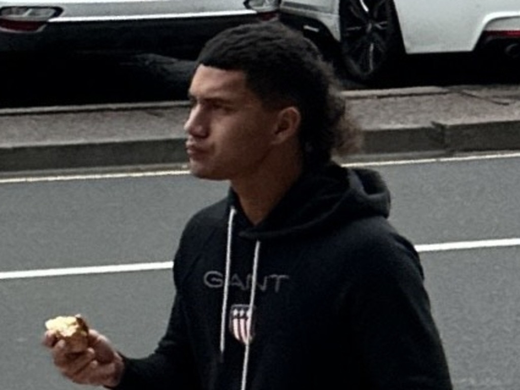 Jwuan David Atama Eru-Guthrie outside Maroochydore Magistrates Court on April 2, 2025. Picture: Sam Turner
