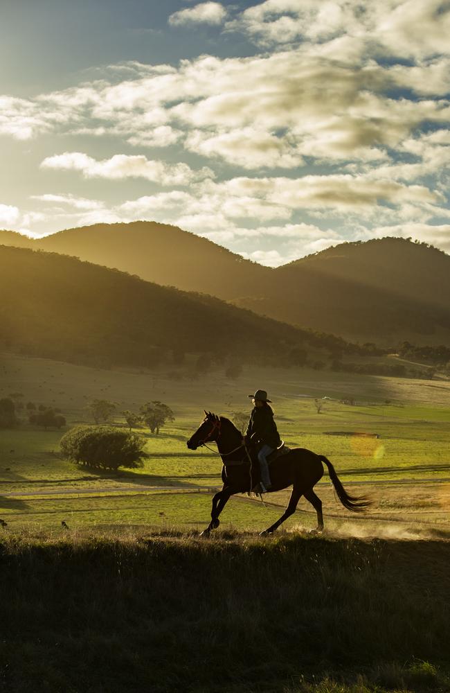 Bonnie rides a horse named Breaha. Picture: Zoe Phillips