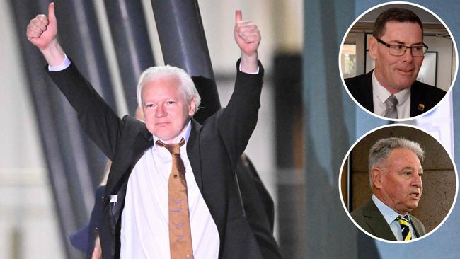 Townsville City Council have rejected a proposal to erect a statue of Julian Assange, with one councillor alleging the activist had “put lives at risk”. Only Mayor Troy Thompson and Deputy Mayor Paul Jacob, insets, voted in favour of exploring the issue further.