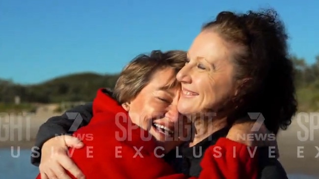 Kathleen Folbigg with best friend Tracy Chapman.