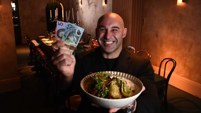 Shane Delia has introduced $15 lunch bowls at Maha. Picture: David Smith