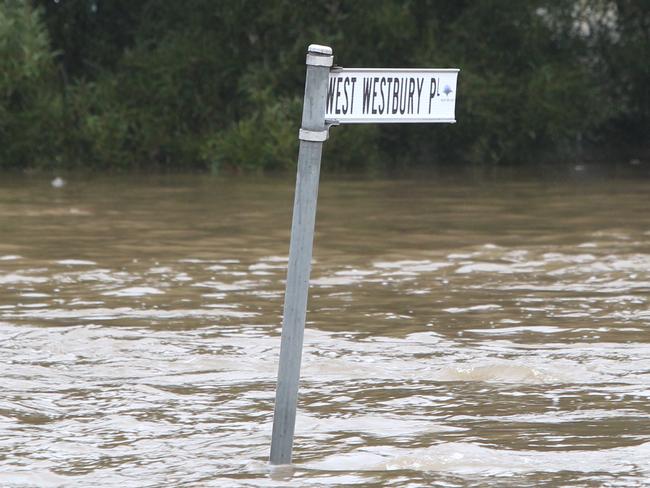 Flooding at Deloraine. Picture: BRUCE MOUNSTER